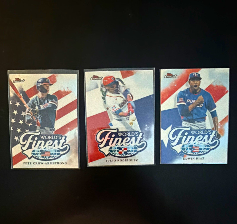 Topps Finest 2026 World’s Finest Insert 3-Card Lot