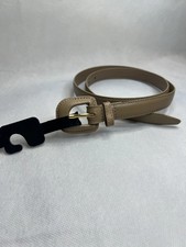 Women's genuine leather belt tan colored new