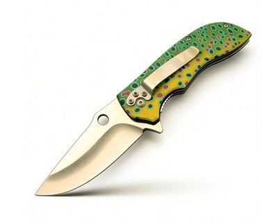 Graywolf TroutBack Pocket Knife Stainless Steel Folding Knife Outdoor EDC