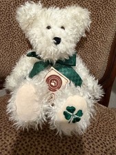Boyd's Bears TJ Best Dressed Lotsaluck Shamrock 10"  Teddy Bear style # 917370