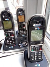 BT 7610 Cordless Phones - with Base Station / Answerphone and Three Handsets