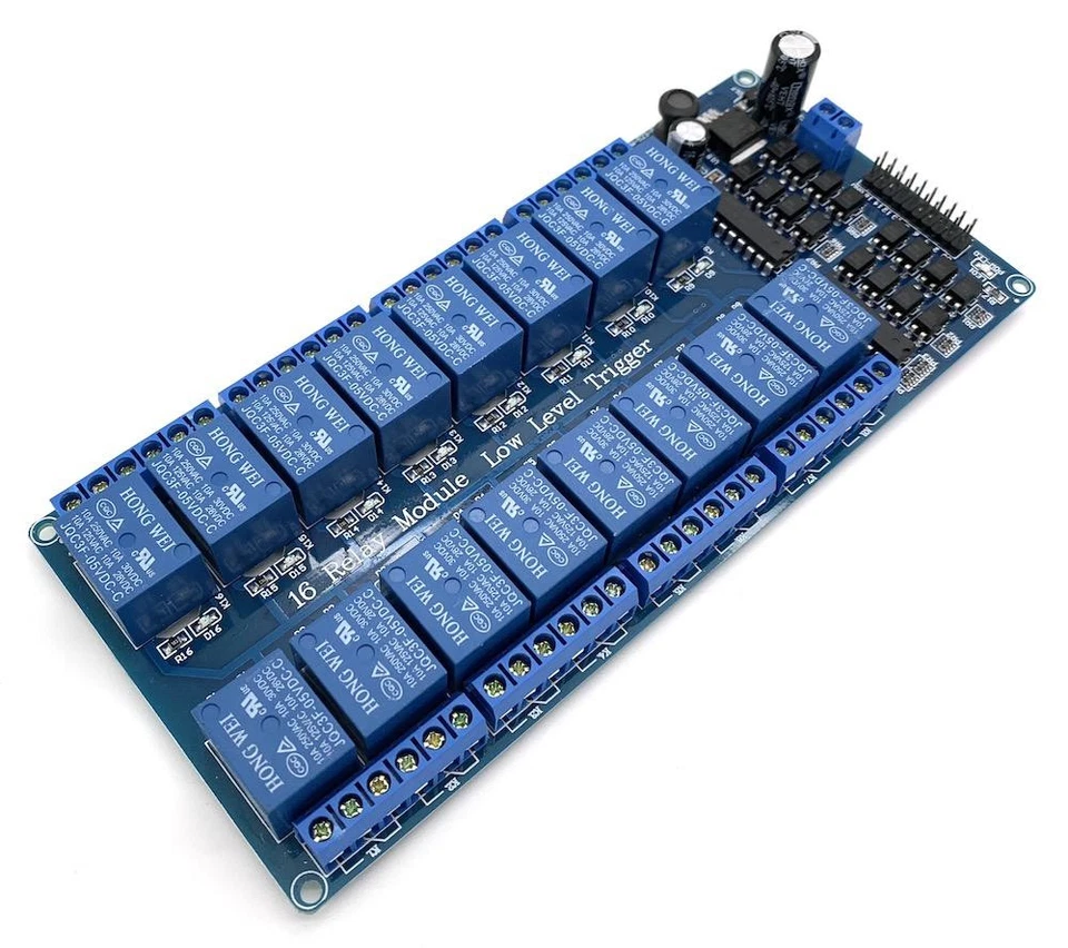5V 16 Kanal Relais Relay Modul Karte mit Optokopplern Arduino Raspberry Pi - Bild 2 von 4