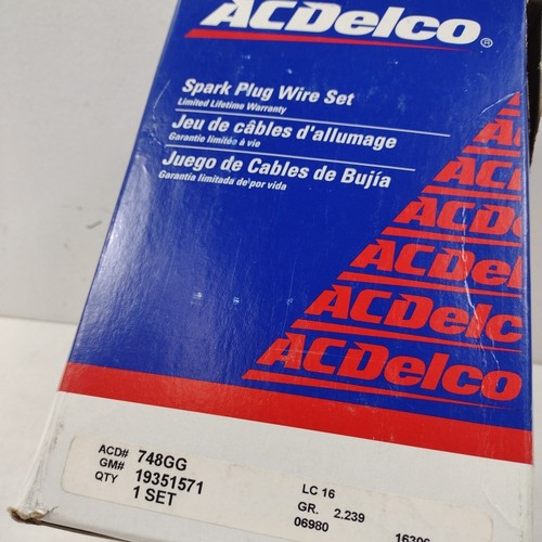 ACDelco 748GG Spark Plug Wires GM 19417606 | eBay