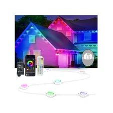 Permanent Outdoor Lights 54ft Smart Outdoor Christmas Lights with RGBCW 36 LE...