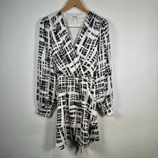 Express Faux Wrap Dress Size M