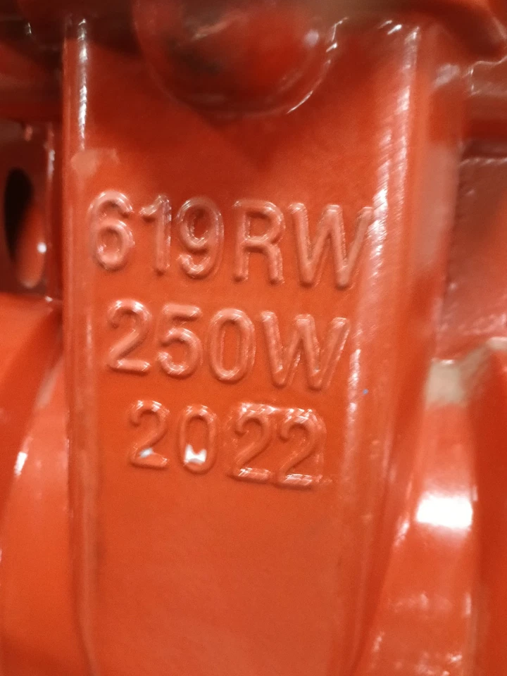 Válvula de compuerta de cuña resistente a presión NIBCO P-619-RW 6" NHAC21K Foto 2 de 4