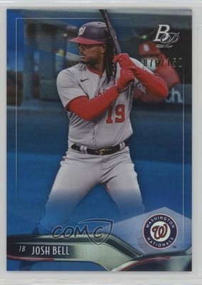 2021 Bowman Platinum Blue 76/150 Josh Bell #16 4g8