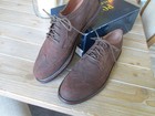 Ralph Lauren Polo Dark Brown Nyles Lug Sole Matte Suede Wingtip 11M, New W/ Box — photo 2
