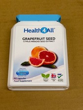 90 x Health4All Grapefruit Seed Extract 500mg Vegan Capsules (BBE: 01/04/2026)