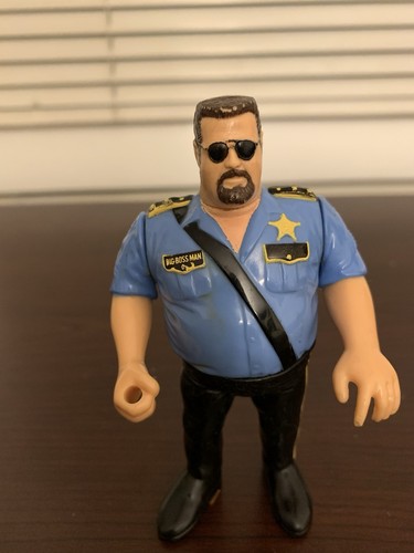 WWF WWE HASBRO BIG BOSSMAN BOSS MAN SERIES 1 LOOSE...