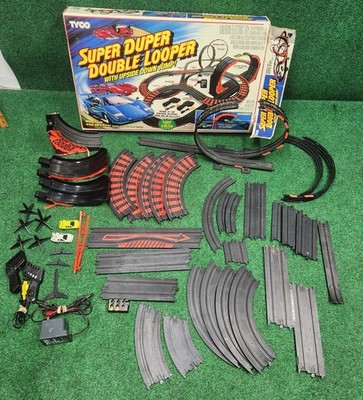 Tyco Slot Car Super Duper Double Looper Lamborghini Race Set