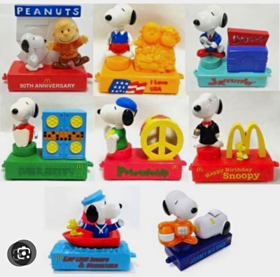McDonald's PEANUTS Snoopy 50th Anniversary Parade Set, Figuren