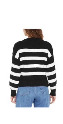 Gap Striped Rolled Neck Oversized Cotton Knit Sweater. Sz XXL. NWT 