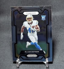 Elijah Dotson Rookie RC 2023 Prizm Football Card #352 Los Angeles Chargers. rookie card picture