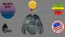 Predator Car Window Vinyl Decal Helmet Sticker Water-Resistat Multiple Sizes