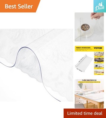 High-Quality 1.5 mm Clear PVC Table Cover - Stylish & Durable Protection