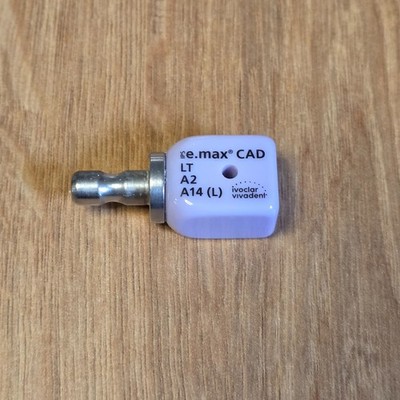 Cerec IPS Emax Cad Implant Blocks LT A2 / A14 (L) / 1 Count