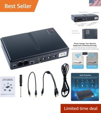 Compact Mini DC UPS: Uninterruptible Power Supply for Routers  Security Devices