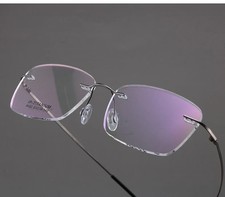 Titanium Reading Glasses Rimless Reader Flexible Ultralight Eyeglass frames
