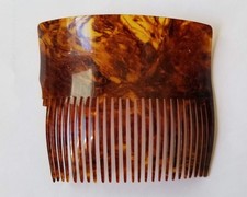 Vintage Faux Tortoise shell 25 tooth Hair Comb
