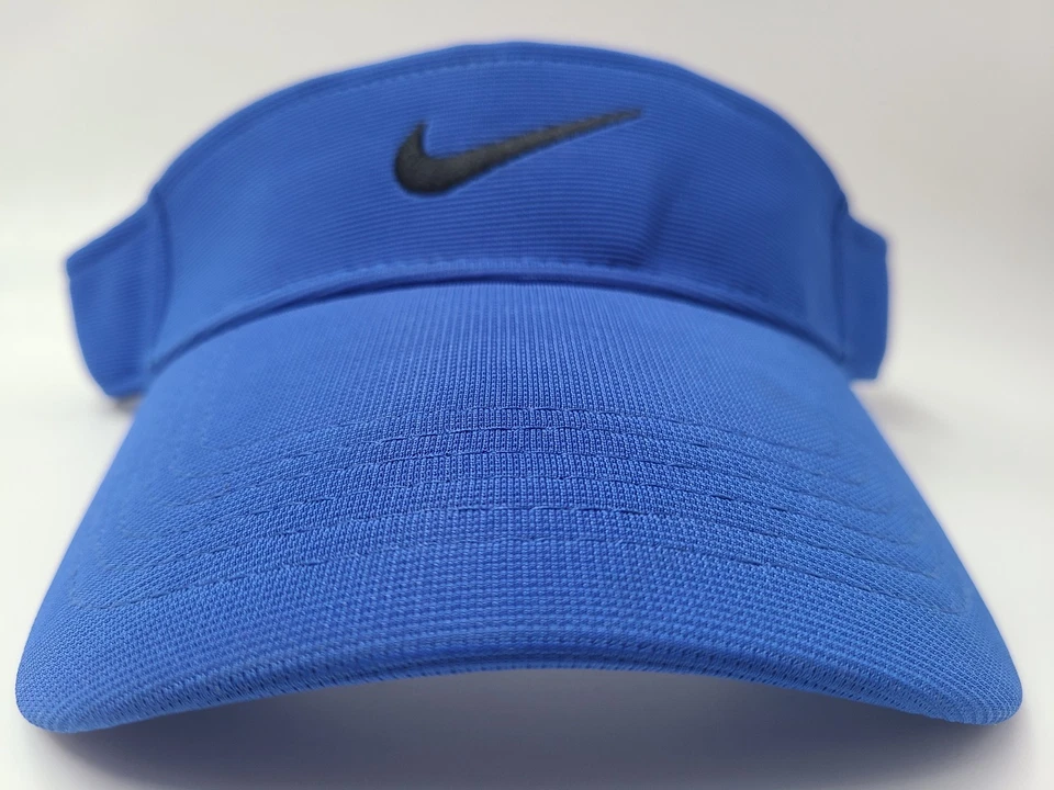 Nike Sun Golf Visera Ajustable Sombrero Gorra Swoosh Pickleball Hombres Mujeres Azul Negro Foto 2 de 4