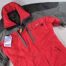 Obermeyer Ski Jacket Mens M Red/Black Snowboa...