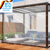 Transparente Plane - Mit ÖSen Abdeckplane Wasserdicht 2X3M Durchsichtige Tarp Ge