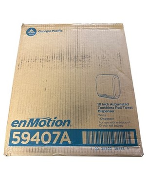 Georgia-Pacific enMotion 10 Inch Automated Touchless Roll Towel Dispenser White