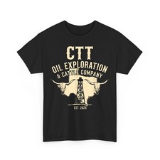 Retro CTT Oil Exploration And Cattle EST 2026 For Men Women Unisex T-Shirt