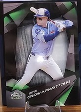 2026 Topps Chrome Black Depth Of Darkness Pete Crow-Armstrong #DOD-12 SSP Cubs