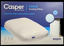 Casper Essentials Foam Cooling Pillow w/ Supportive Foam Core Cooling Cover