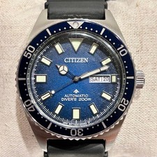 Citizen Promaster Diver 200m automatic blue dial wristwatch unused