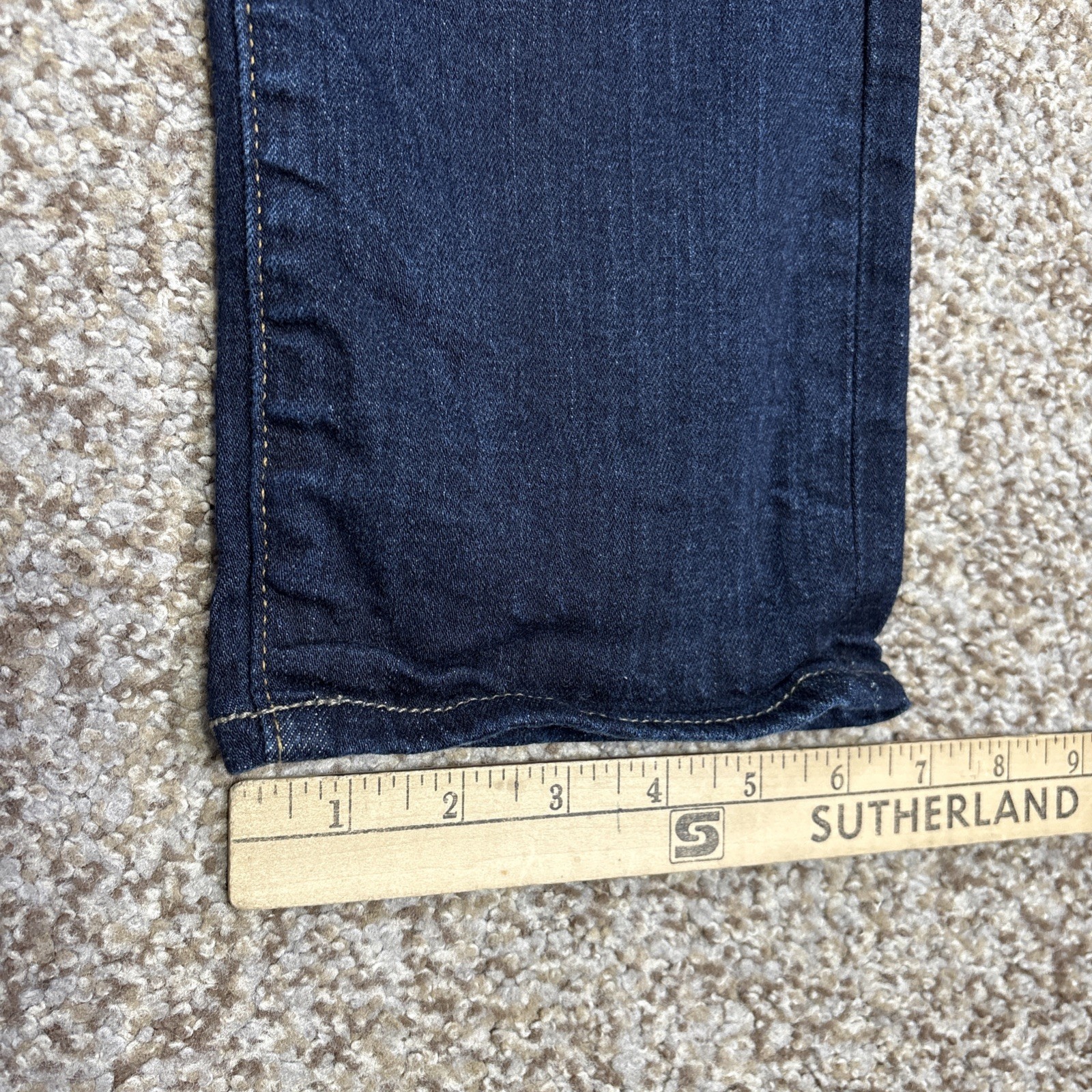 Abercrombie & Fitch Jeans Mens 30x30 Blue Langdon Slim Stretch Fits 30 X 29 - View 10