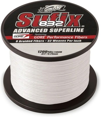 Sufix 660-350gh 832 Advanced Superline Braid 50lb Test 1200yd for