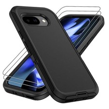 for Case : 14FT Military Grade Drop Protection Phone Google Pixel 9a Black