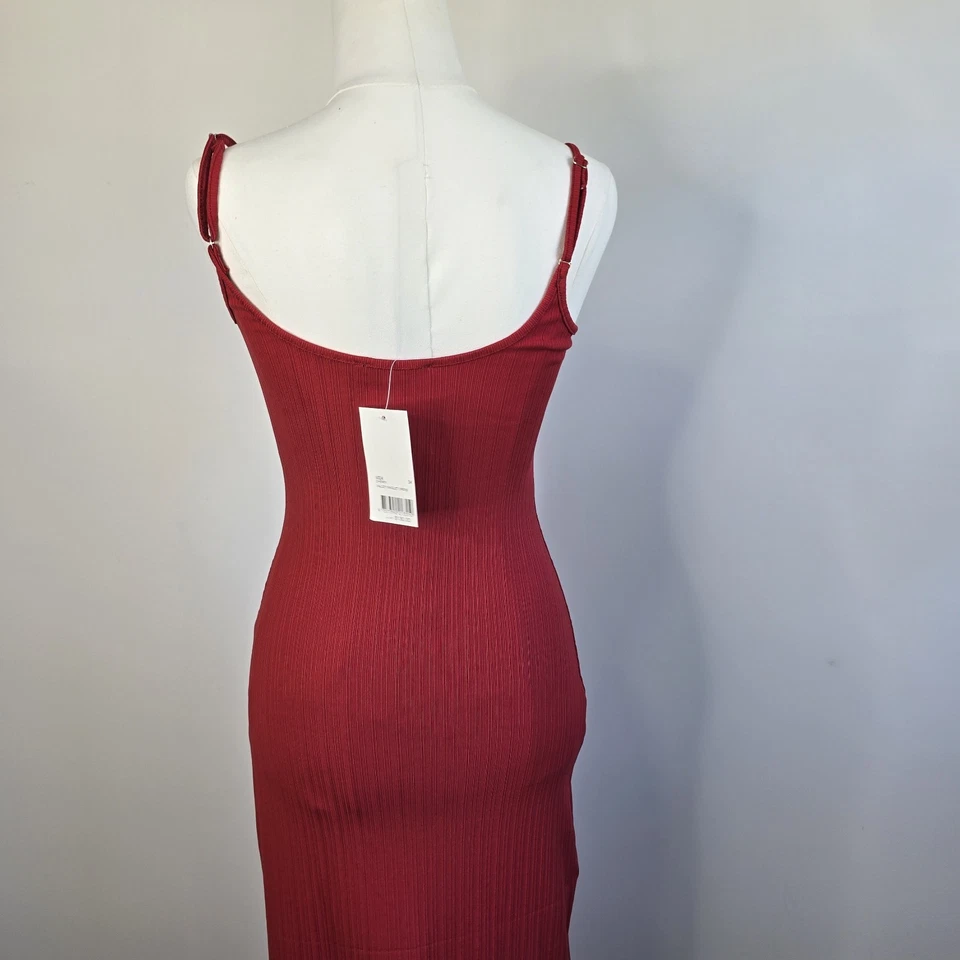 Kookai Valley Singlet Dress Womens Size AU 6 Cherry Red Bodycon BNWT (D) - image 4 of 4