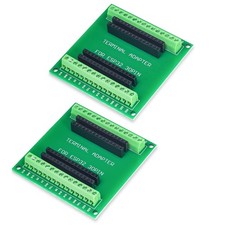 KeeYees 2pcs ESP32 Breakout Board Shield GPIO 1 into 2 for 30PIN ESP32 Develo...