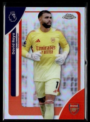 2026 Topps Chrome Premier League Refractor David Raya Arsenal FC