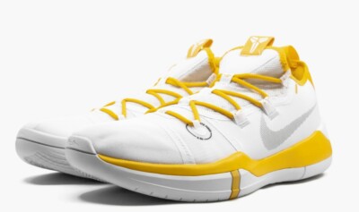 Nike MEN'S Kobe A.D. TB White Yellow Grey SIZE 18 BRAND NEW | eBay