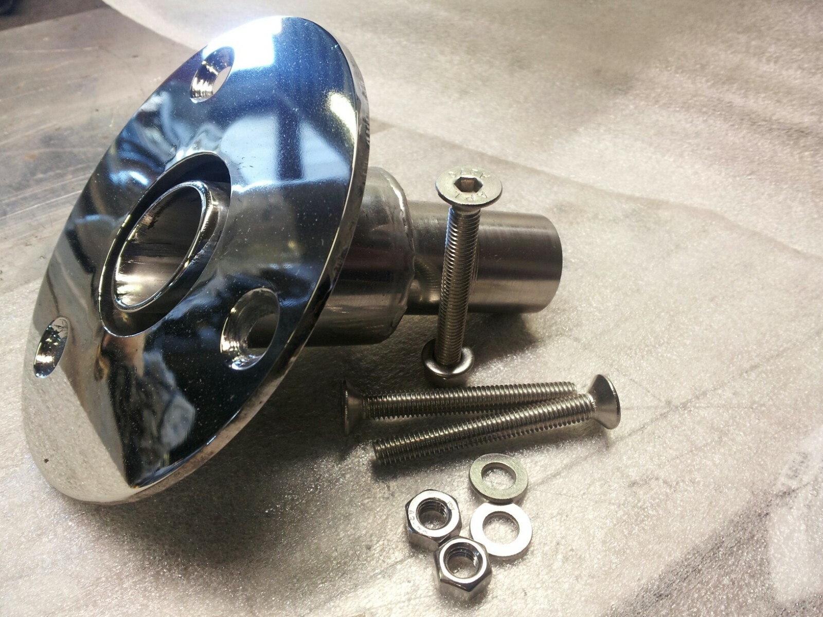 skin fitting exhaust 24mm for webasto heaters stainless polished eberspacher  | eBay