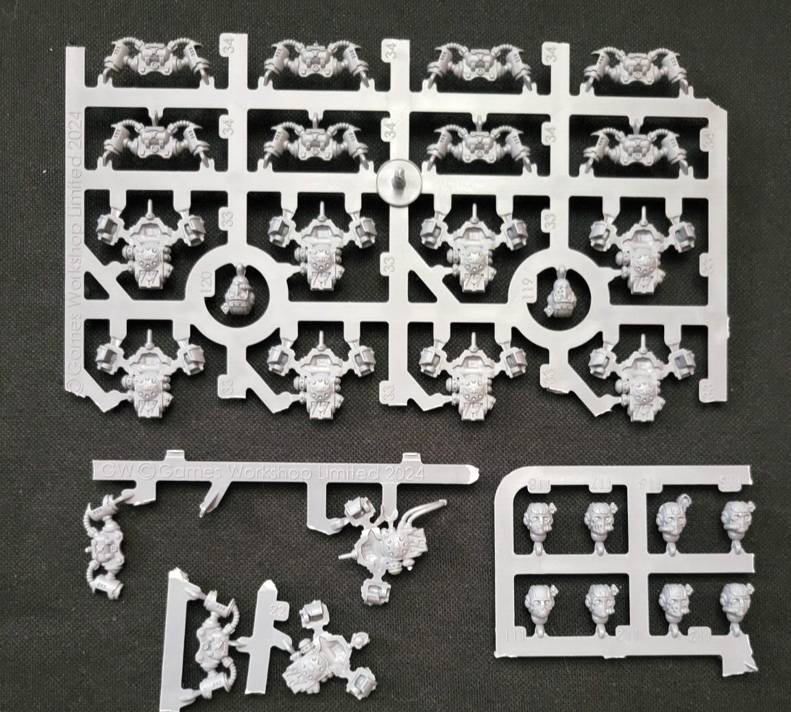 40K 10 Jump Packs 10 Heads Rebreathers Tempestus Aquilons Astra