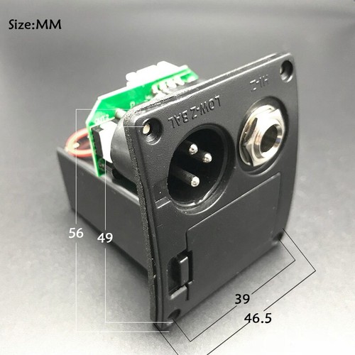 Preamplificatore Chitarra Acustica 4 Bande EQ Equalizzatore Pickup Guitarra Preamp Piezo Pickup - Foto 17 di 24