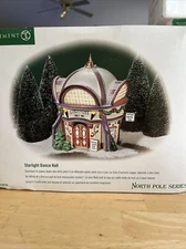 Dept 56 North Pole Series 2001 Starlight Dance Hall #56742 NOB