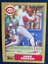 1987 TOPPS #691 DAVE PARKER (CINCINNATI REDS) BASEBALL CARD