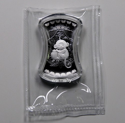 2016 China Gold Coin Incorporation Lunar Zodiac Monkey Round Silver Medal 50g - Picture 2 of 4