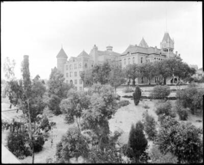 Exterior view of the State Normal School Los Angeles 1905 California Old Photo