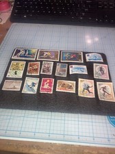 16 USED/Cancelled International Sports Stamps 1960's-1970's . $1 Ships. NICE!