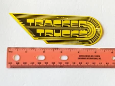 1970's Tracker Trucks Sticker Vintage Skateboarding Decal Orig Dogtown Powell