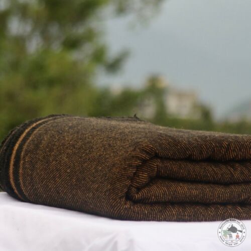Cashmere Blanket Aekamba, Handwoven from Nepal Cuddle Plaid Throw Sofa Bedding - Picture 4 of 24