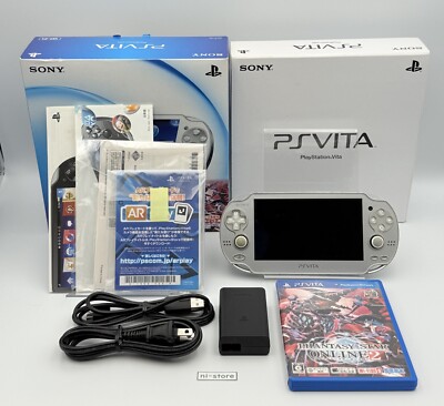 Sony PS Vita PCH-1000 Console Ice Silver Limited Box Very Rare
